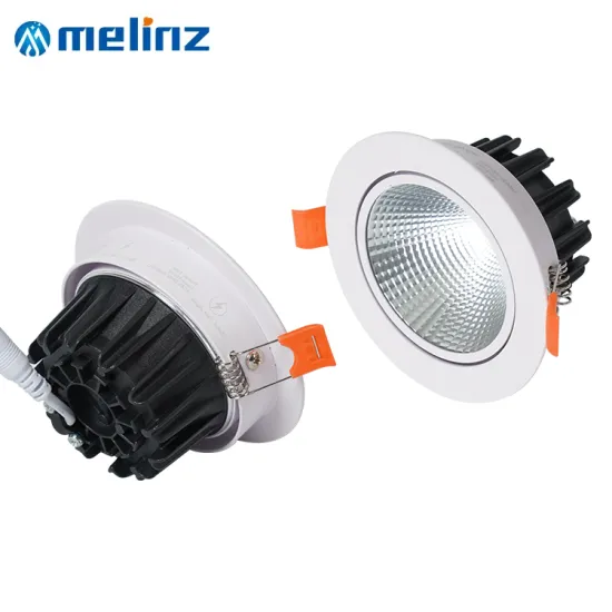 3W Round Recessed Wall-Mounted LED Downlight for Exterior Outdoor Adjustable Lighting