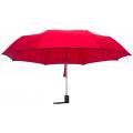 Strong Windproof Plain Color 3 Folding Umbrella