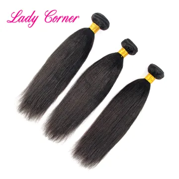 Cuticle aligned unprocessed Malaysian heavy yaki hair wholesale