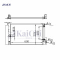 164000T120 Radiador de motor automático Toyota Avensis 2.0L 08-18