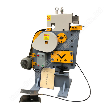 Portable Metal Hydraulic Ironworker Punching and Shearing Machine for Factory Supply