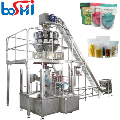 Vegetable and Candy Packing Machines: Ziplock Bag Packaging Equipment for Produce and Sweets