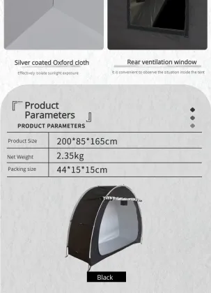 Riding Rainproof Tent Portable Sunshade Dustproof and Rainproof Car Shed Tent