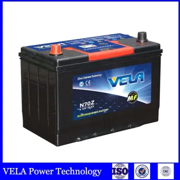 12 volt car battery lead acid battery N70Z 75ah for JIS Maintenance free