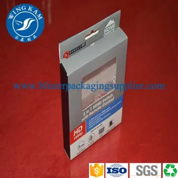 Paper Box Packaging with Window for Electronic Product