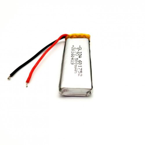 601752 3.7V 500mah lipo battery factory price companies