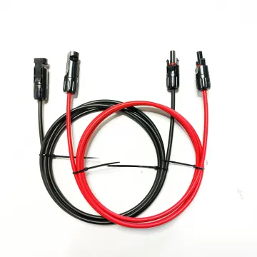 4mm 2pcs 3M Copper Solar PV MC Male Female Power Extension Cable for Solar Panel Power Station: Enhancing Your Solar System Connectivity