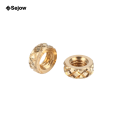 CNC Machining Anodizing Gold Plating Screws Nuts