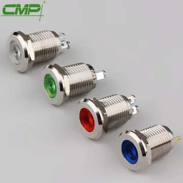 CMP 12mm metal signal lamp waterproof 24v indicator led lights