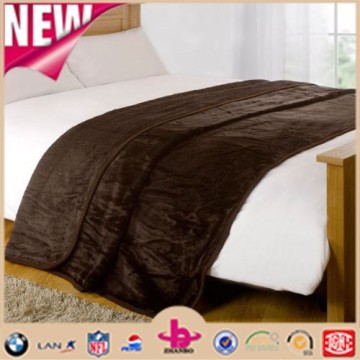200 x 240 cm Large Size Mink Faux Fur Throw/Very Warm Super Soft Chocolate Color Blankets