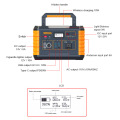 캠핑 여행을위한 500w 야외 휴대용 발전소