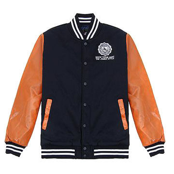 Men's Varsity Embroidered Baseball Jacket Coat