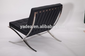 Black one seat barcelona pavilion chair,replica knoll barcelona chair