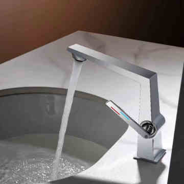 Modern Chrome Bathroom Sink Faucet