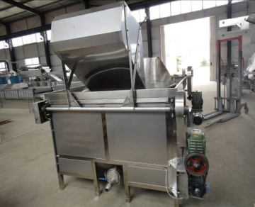 Gas heating automatic nut frying machine