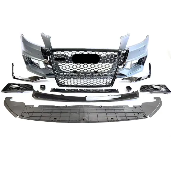 2009-2012 Audi A4 B8 Conversion Bumper Kit - 2019 RS4 Style