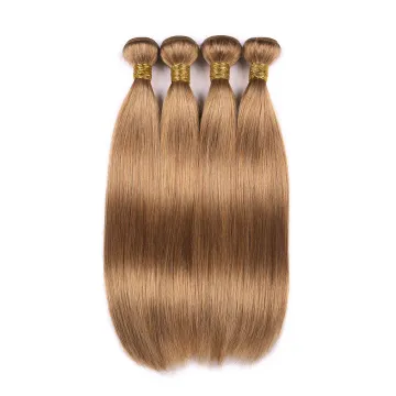 Brazilian color Hair Weave Bundles27# Color Human Hair 10-24 inch Hair Extension
