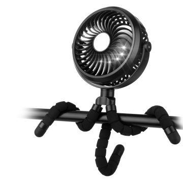 High-Performance USB Rechargeable Stroller Octopus: A Multi-functional Summer Companion with Power Bank & Handheld Fan