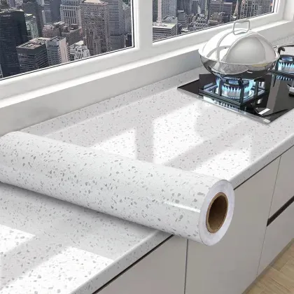 PVC Wallpaper Self-Adhesive Roll - PVC Wall Wallpaper