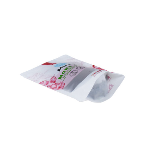 Doypack Plastic Food Grade Packaging Heat Sealed Pouch With Frosted Window