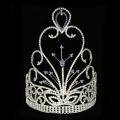 8 Inch Rhinestone Queen Pageant Crown Tiara