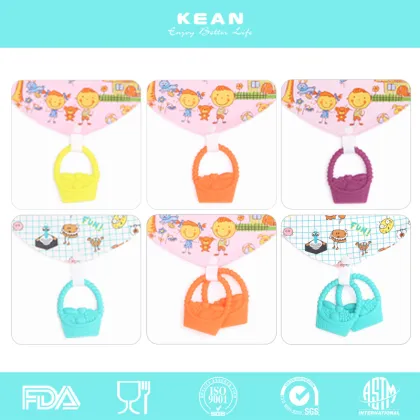 Silicone baby Calathus teethers