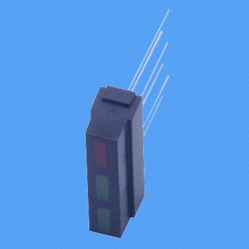 21.0 x 6.1mm Rectangular-type Housing LED Indicator Lamp with Low-power Consumption