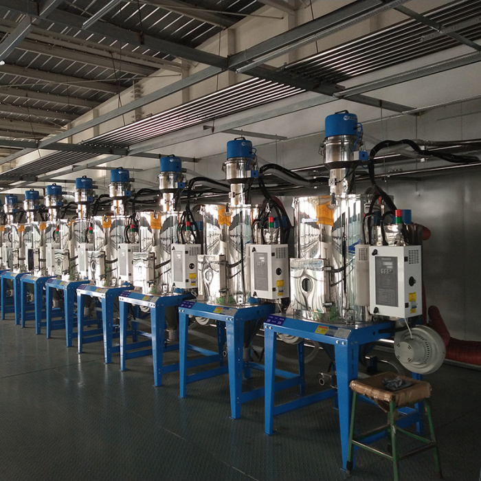 Mesin pengering plastik pengering proses plastik industri