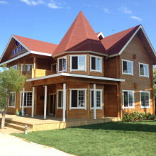 Luxury commercial centre prefab wooden house
