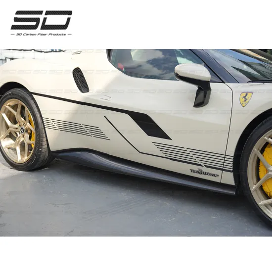Dry Carbon Bodykit for Ferrari 296GTB - OEM Style Front Lip, Side Skirts, Rear Diffuser, Rear Spoiler
