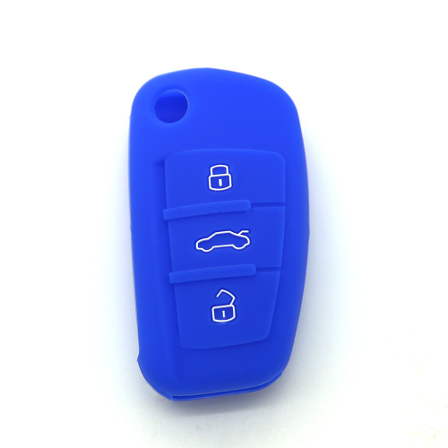 Silicone car key shell for audi