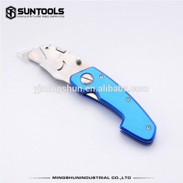 With competitive price on sale stainless steel folding blade utility cutter knife