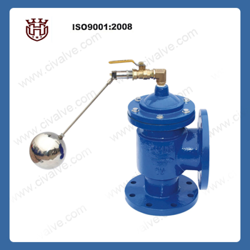 H142X hydraulic flanged Angle float valve