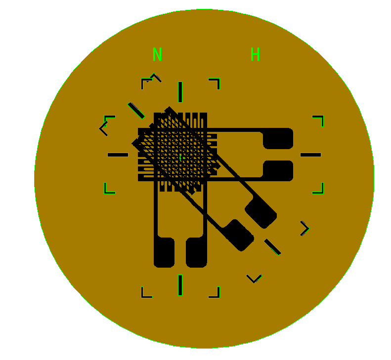 CB Metal Foil Triaxial Strain Gauge