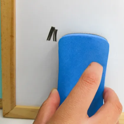 Chinese Manufacture Ergonomic Blue Magnetic Whiteboard Eraser