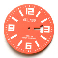 Painting Green Dial With Date Window For Watch