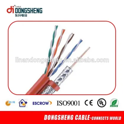 UTP Cat5e Cable With Powers CCTV cable Cat5e