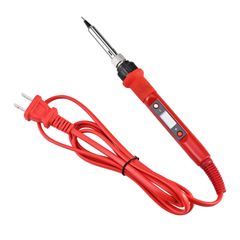 220V/110V 80W Temperature Adjustable Digital Soldering Iron Kit - Welding Repair Tools