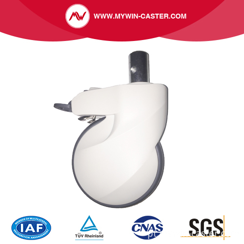 new design central lock medical caster