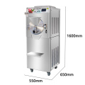 Portable ice cream machine with pasteurization