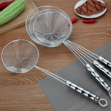 Best Stainless Steel Spider Strainer Skimmer Ladle