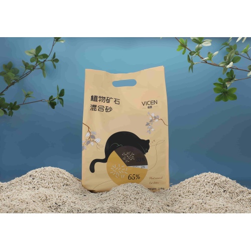 Litera de gato de fórmula mixta ecológica