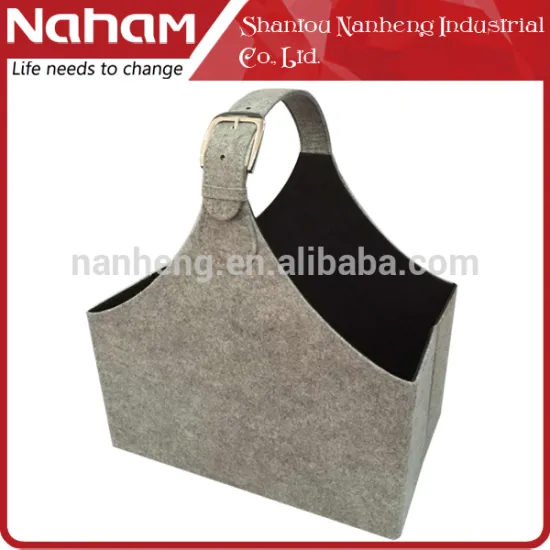 NAHAM Newest Felt storage basket bag tote
