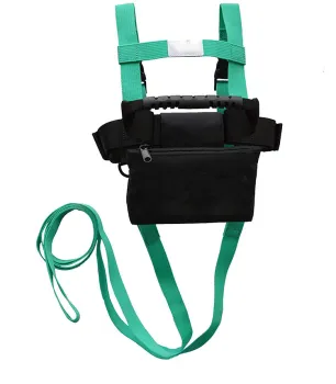 Free Kids Ski Harness with Back Gripper & Clip-on-Off Long Ski Leash