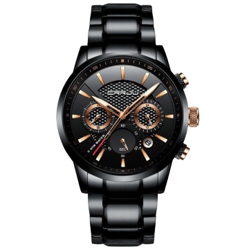 2024 High Quality CRRJU 2212 Men's Fashion Quartz Wrist Watch - Relogio Masculino