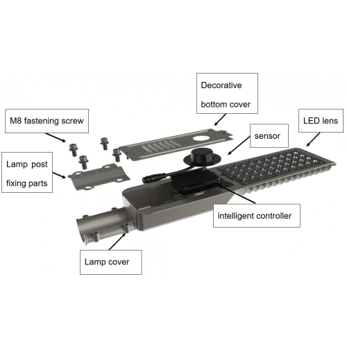 High Quality Solar Split Street Light