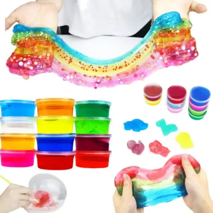 Hot Selling DIY Toy Kit: Crystal Playdough Slime for Kids