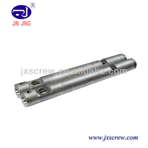 บาร์เรลสกรูคู่ขนาน Bimetallic สำหรับเครื่องอัดรีด