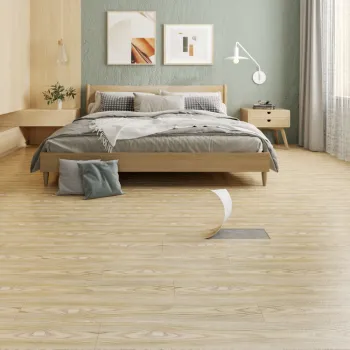 PVC Non-Slip Bathroom Floor Stickers 6''x36'' Self-Adhesive Wood Flooring