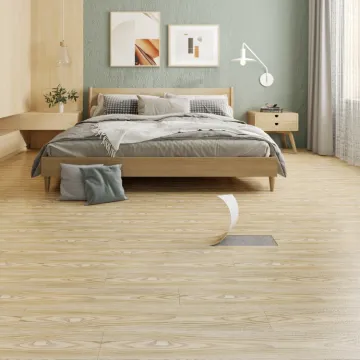 PVC Non-Slip Bathroom Floor Stickers 6''x36'' Self-Adhesive Wood Flooring